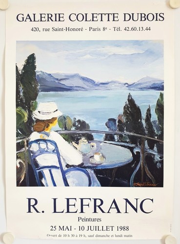 Affiche roland lefranc 1988 - roland,